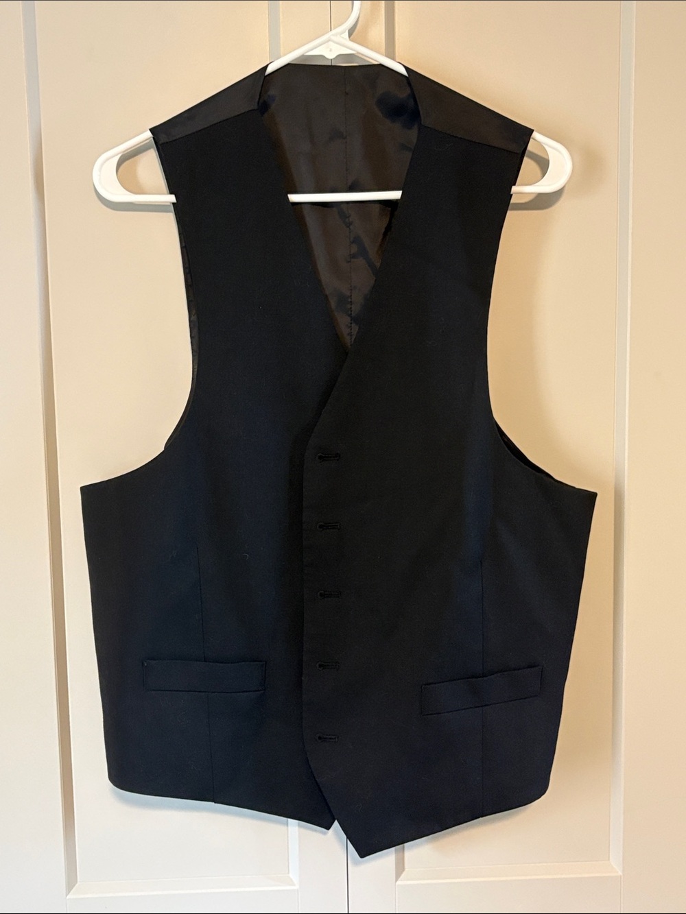 Classic Black Men's Dress Vest - Tailored Formal Waistcoat